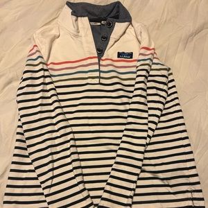 L.L Bean Pullover, striped